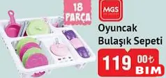 MGS OYUNCAK BULAŞIK SEPETİ 18 PARÇA